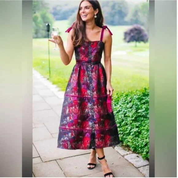 Tuckernuck Jacquard Grace Dress (Sz SM) - Picture 1 of 8